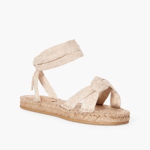 JustFab Tie Sandals